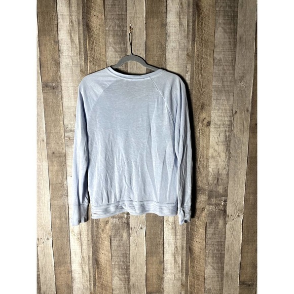 Athleta Serenity Criss Cross Sweatshirt in Pure Blue - Picture 4 of 7